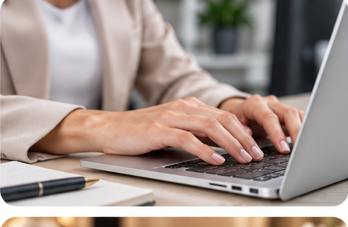 Profesionales en oficinas con aire acondicionado
