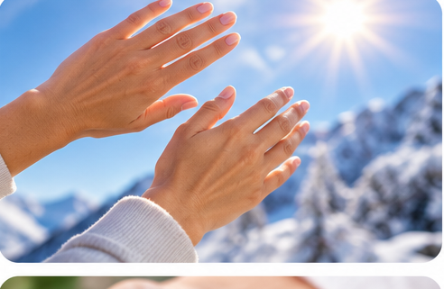 Personas expuestas al sol, viento o frío